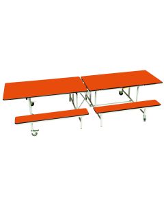 Mobile Folding Bench Unit 11-14yrs Ornge