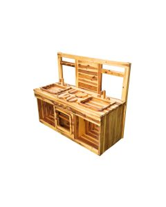 Outdoor Wooden Mud Kitchen