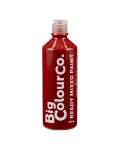 Ready Mixed Washable Paint 600ml - Burnt Sienna - Pack of 6