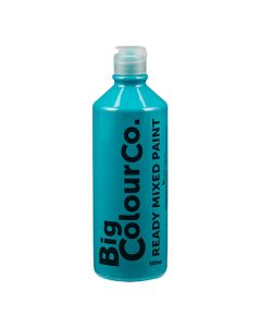Ready Mixed Washable Paint 600ml - Turquoise - Pack of 6