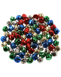 Jingle Bells Assorted 15mm - Pack of 80