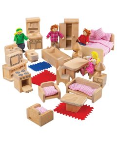 Doll Family and Furniture