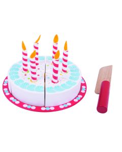 Wooden Birthday Cake