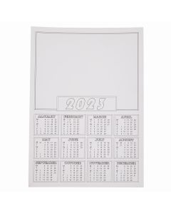 2023 Calendar Blanks Pack of 50
