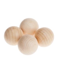 Sanded Wooden Balls. Pack of 10