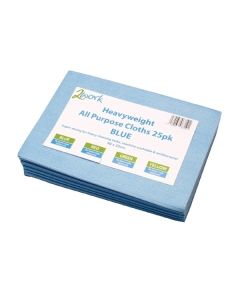 Heavy Duty Cloths - Blue - Pack of 25