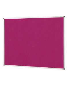 ColourPlus Vibrant Noticeboard Aluminium Frame 900 x 1200mm - Magenta
