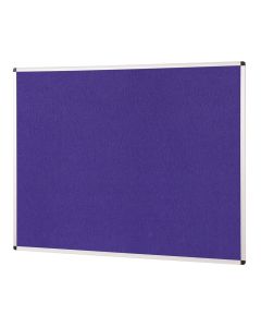 ColourPlus Vibrant Noticeboard Aluminium Frame 900 x 1200mm - Purple
