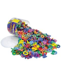 Foam Numbers & Letters 1500 Pieces