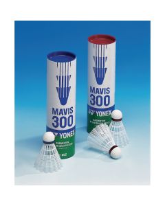 Yonex Mavis 300 Shuttlecocks - White - Medium - Pack of 12