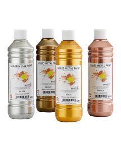 Premium Readymixed 500ml Liquid Metal Paint 