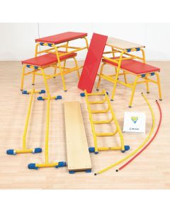 Gym Time - Introductory Apparatus Pack - KS1 - Yellow/Red