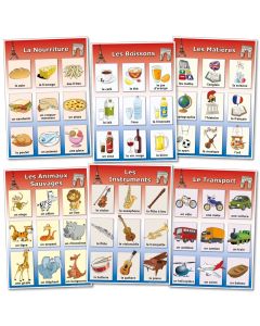 French Vocabulary Poster - Set 4