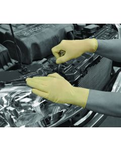 White Latex Disposable Glove Powered Medium - Pack of 100