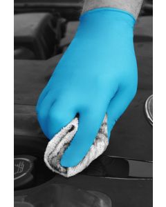 Blue Hybrid Examination Gloves Powder Free - Medium - Pack of 100