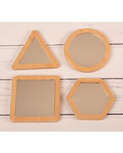 Learn Well Education Little Looking Mirror Shapes - Set of 4