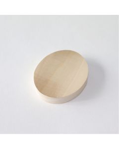 Wooden Oval Plaque - 90 x 60mm