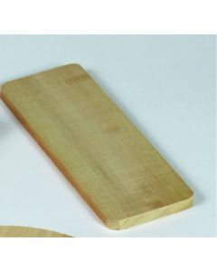 Wooden Blank Door Plate - 95 x 38mm