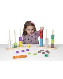 Wooden Fraction and Decimal Towers