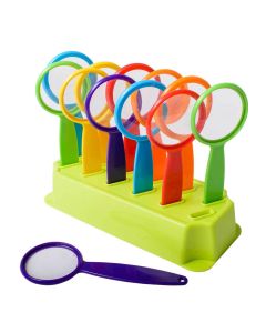 Handy Magnifiers in Stand - Set of 12