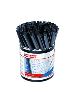 Edding Handwriting Pens - Black - Pack of 42