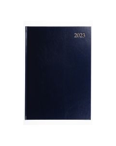 A5 Week to View Calendar Diary 2023 - Blue