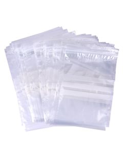Plastic Bags Resealable and Write On 203 x 279mm - Pack of 100