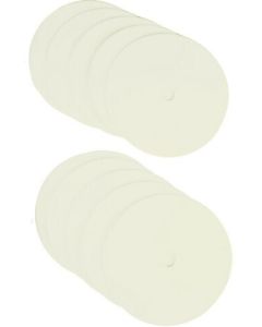 Albion Flat Disk Set - White - Pack of 10