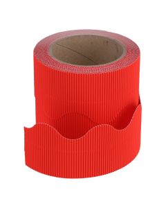 Classmates Corrugated Border Roll - Red