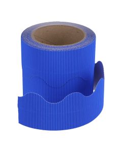 Classmates Corrugated Border Roll - Dark Blue