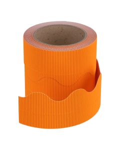 Classmates Corrugated Border Roll - Orange