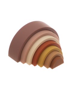 Small Silicone Neutral Rainbow