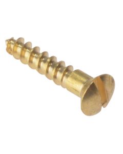 Brass Slotted Round Head Screws