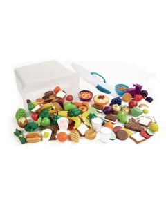 100 Piece Classroom Play Food