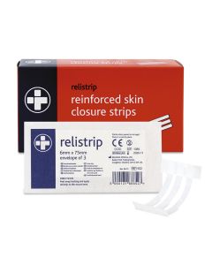 Relistrip Closure Strips - 6 x 75mm - Pack of 50