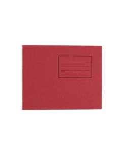 Exercise Book 5.25 x 6.5 - 24 Pages - 10mm Squared - Red - Pack of 100