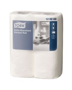 Tork Extra Absorbent Kitchen Roll - Pack of 24