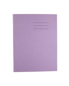5.25 x 6.5" Exercise Book 24 Page Plain - Purple - Pack of 100
