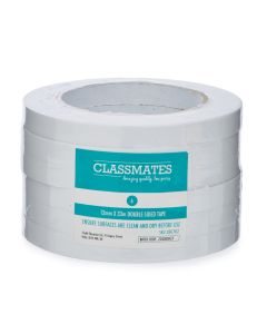 Classmates Double Sided Tape 12mm x 33m - Pack of 6