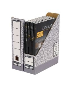 System Magazine File - GreyWhite - Pack of 10