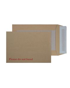 C4 Manilla Peel 'n' Stick Flap Envelopes - Pack of 125