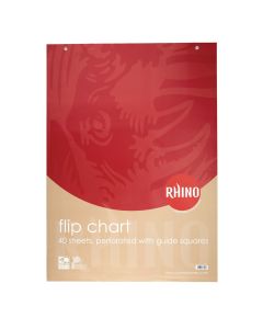 Rhino A1 Feint Grid Flipchart Pad - Pack of 10
