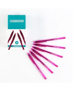 Classmates Ballpoint Pen - Pink - Pack of 50