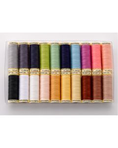 Gutermann Sew-All 100m Assorted Packs. Utility and Pastels. Pack of 20
