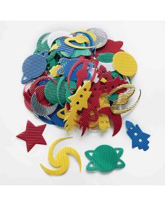 Corrugated Die Cut Space Shapes - Pack of 100