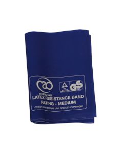 Fitness Mad Resistance Band Multipacks - Medium - Blue - Pack of 10