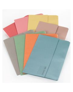 Classmates Document Wallet Foolscap - Assorted - Pack of 50