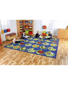Back to Nature Square Bug Placement Rug - 3 x 3m