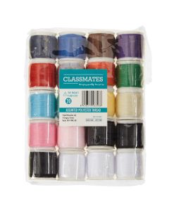 Assorted Polyester Threads - Pack of 20