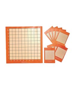 Wipeable Co -ordinates Grid